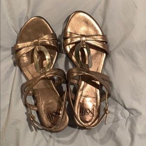 Metallic Sandals